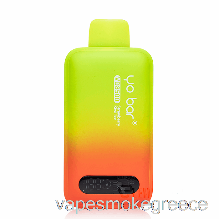 Vape Greece Yo Bar Vd8500 πάγος ακτινίδιο φράουλα μιας χρήσης